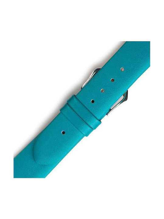 Leather Strap Turquoise 12mm