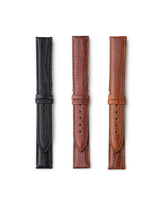 Leather Strap Black 20mm