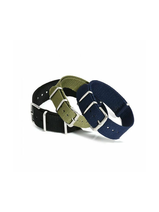 Fabric Strap Nato Navy Blue 22mm