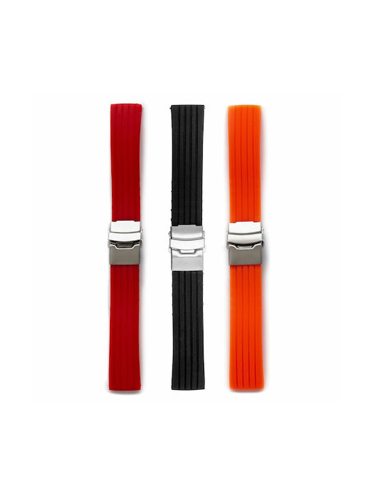 Rubber Strap Red 18mm