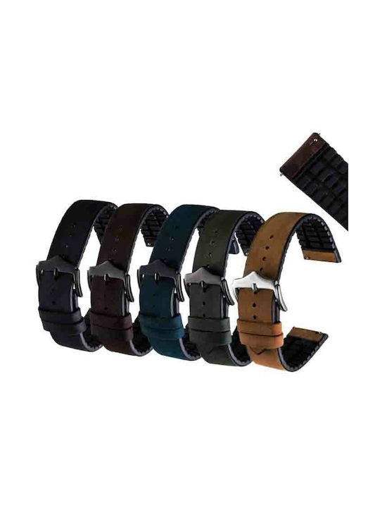 Leather Strap Black 18mm