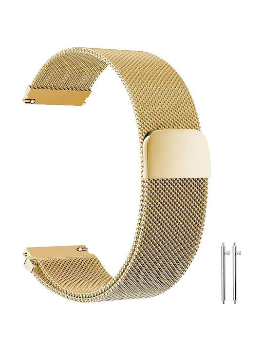 Joya Μεταλλικό Μπρασελέ Μαύρο 22mm