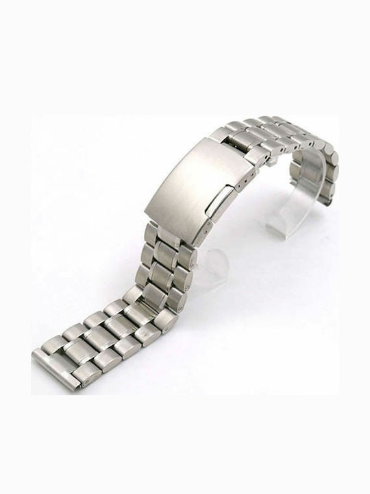 KOSTELO Μεταλλικό Μπρασελέ Ασημί 24mm