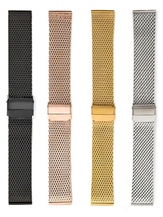 KOSTELO Metallic-Armband Rose Gold 22mm