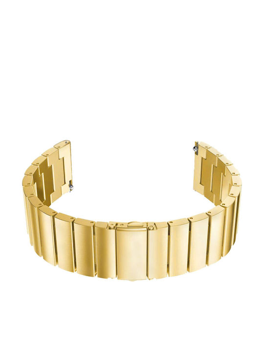 KOSTELO Metallic-Armband Gold 20mm