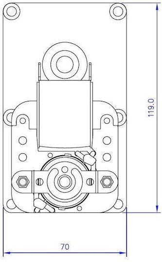 Mellor Getriebemotor für Pelletofen