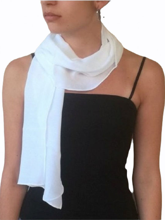 Women's Scarf White