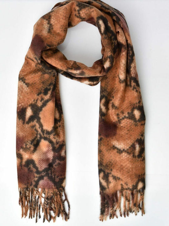 Women's Cashmere Scarf Brown