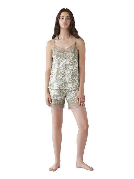 Penye Mood Sommer Babydoll Grün