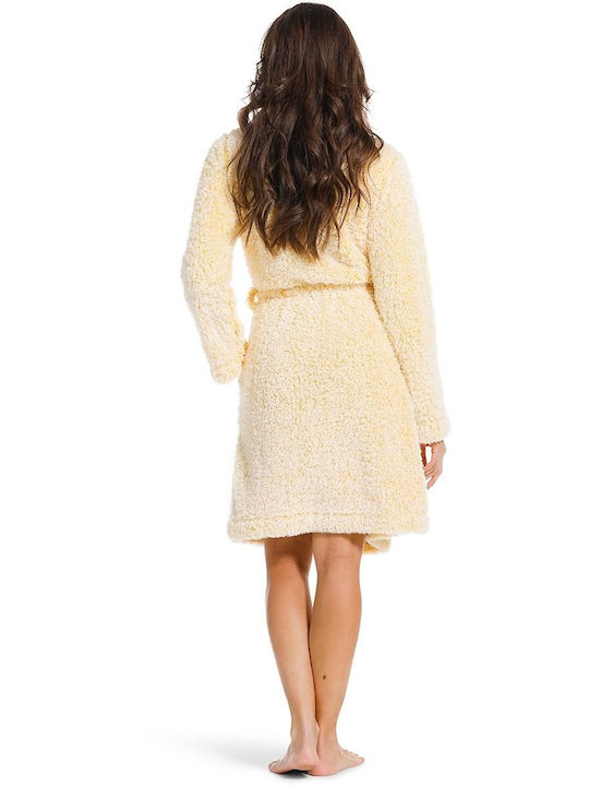 Rebelle Winter Women's Robe Yellow