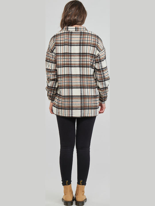 Damen Geprüft Schwarz Overshirt