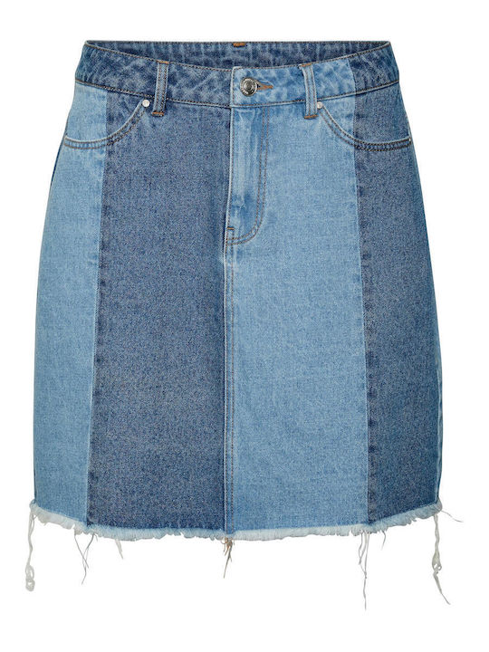 Noisy May Denim Mini Skirt in Blue color