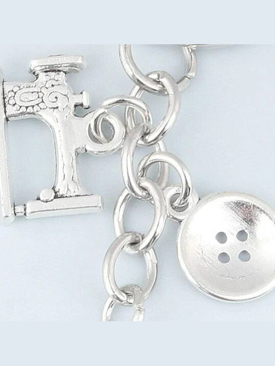 Tatu Moyo Handmade Metallic Keychain