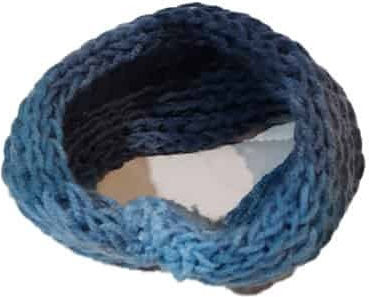 Γυναικείο Headband Πλεκτό σε Μπλε χρώμα