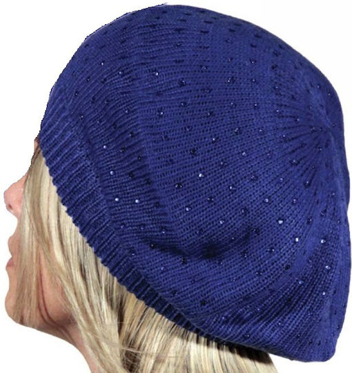 Beanie Beanie Knitted in Blue color