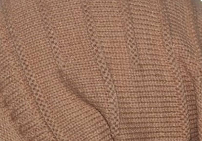 Knitted Beanie Cap Brown