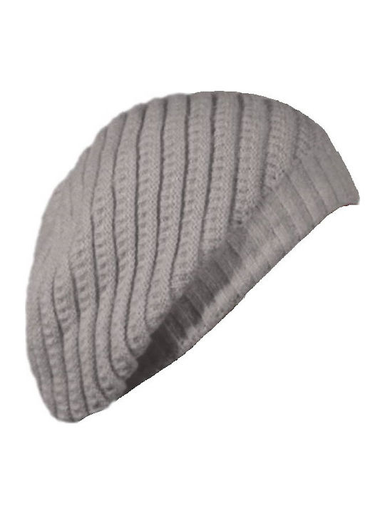 Beanie Unisex Beanie Gestrickt in Gray Farbe