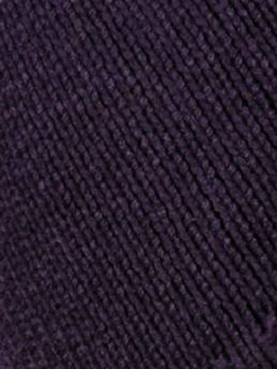 Knitted Beanie Cap Purple