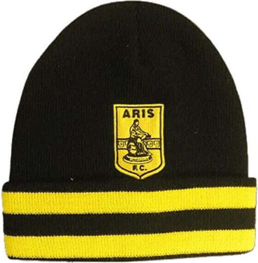 Unisex Set mit Beanie Gestrickt in Schwarz Farbe ARI0281