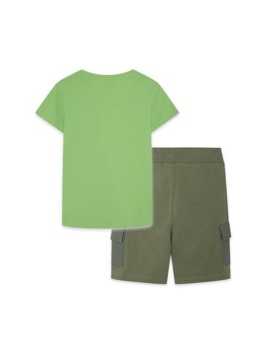 Nath Kids Kids Set with Shorts Summer 2pcs Green