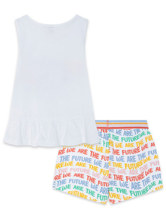 Nath Kids Kids Set with Shorts Summer 2pcs White