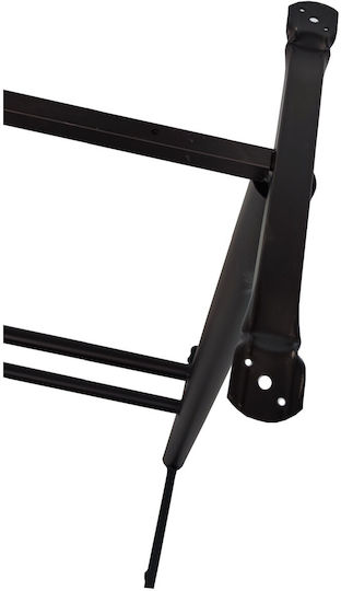 Baza mesei de bar din Metal în Culoare Negru 95x50x89cm