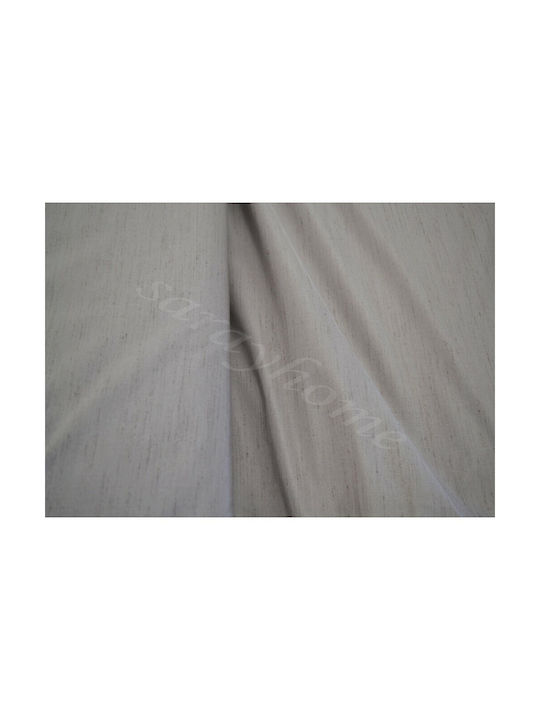 Saray Home Κουρτίνα με Τρέσα Γκρι 280x220εκ.