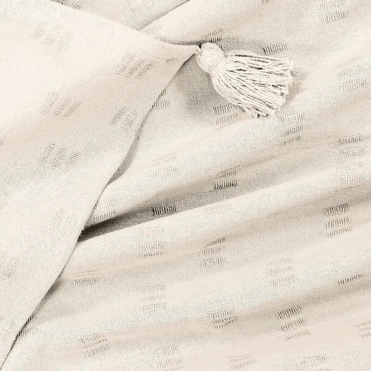La Redoute Interieurs Armchair Throw 150x150cm Beige