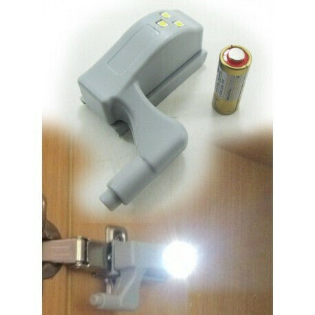 LED Light Hinge for Cabinets with Battery Powered 1pcs