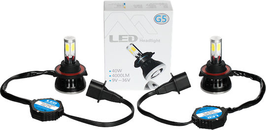 Xenon Set de Iluminare H11 Can bus 40W 12V 6000K Alb rece