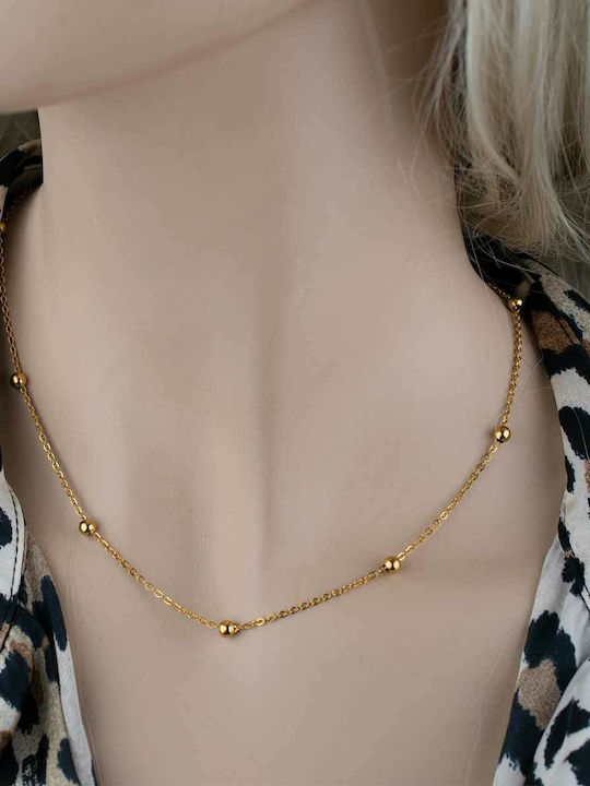 Goldjewels Αλυσίδα Λαιμού Επιχρυσωμένη από Ατσάλι Goldjewels Αλυσίδα Λαιμού Επιχρυσωμένη από Ατσάλι