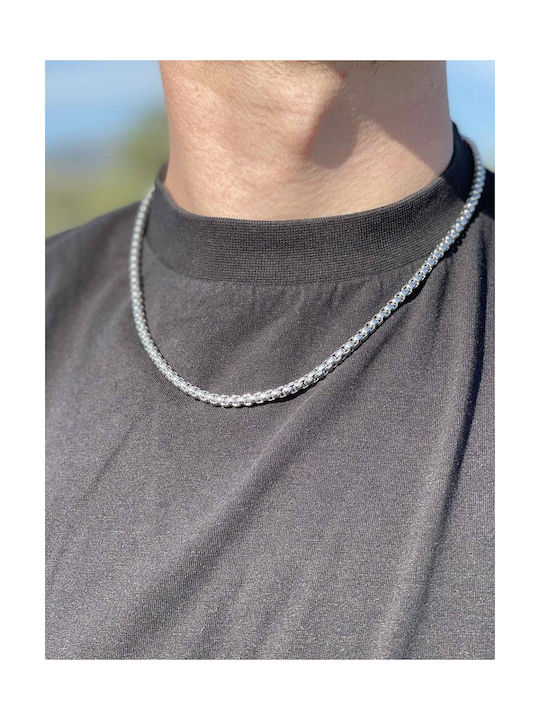 Herren Kette Nacken Dünn Dicke 4mm