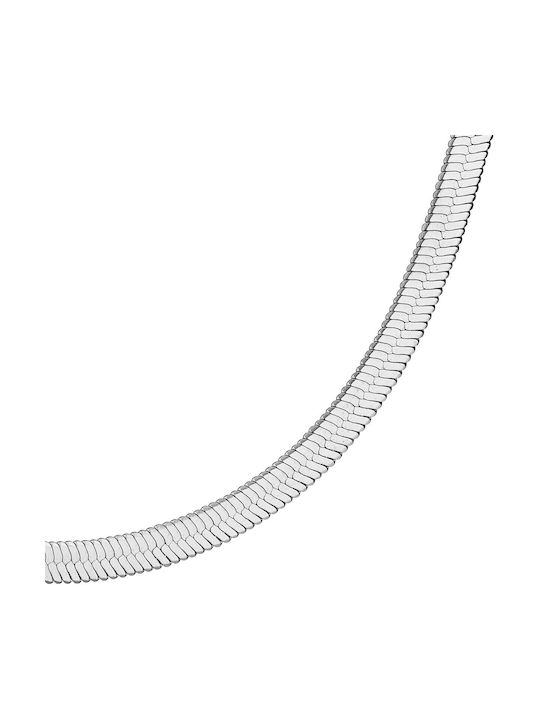 Kette Nacken Schlange aus Stahl Dünne mit einer Dicke von 4.2mm und einer Länge von 40cm