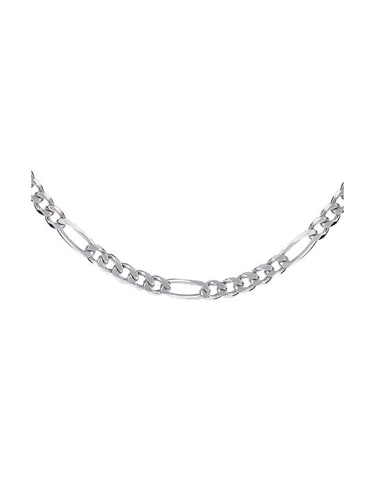 Herren Silberne Kette Nacken Dünn Dicke 4.8mm und Länge 60cm