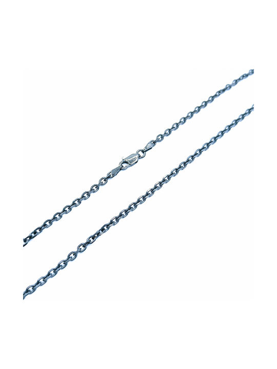 PS Silver Silver Chain Neck Thin Thickness 3mm and Length 55cm