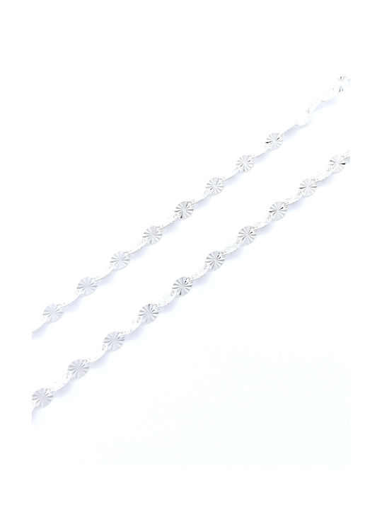 PS Silver Silver Chain Neck Thin Thickness 3.4mm