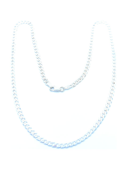 PS Silver Silberne Kette Nacken Dünn Dicke 3.85mm und Länge 50cm