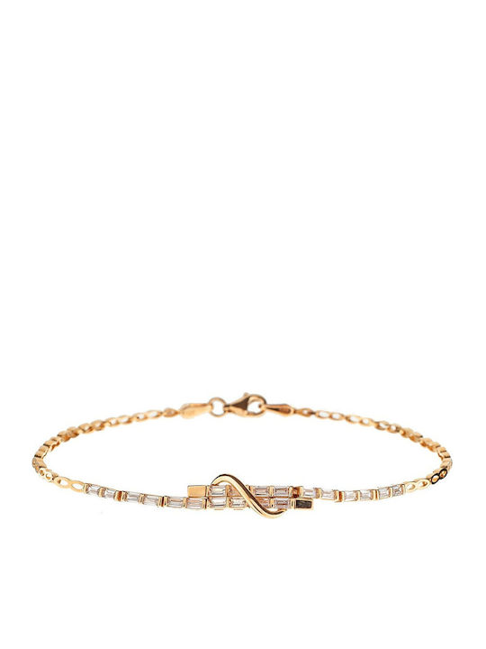 Vitopoulos Set with Necklace , Earrings & Bracelet from Gold 14K