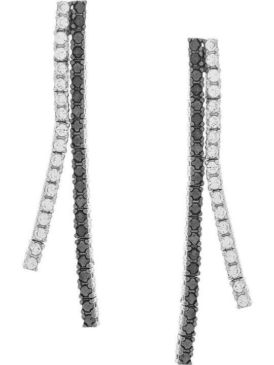 Vitopoulos Set with Necklace , Earrings & Ring from White Gold 14K with Stones