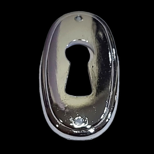 Rosette - Door Escutcheon Furniture Silver