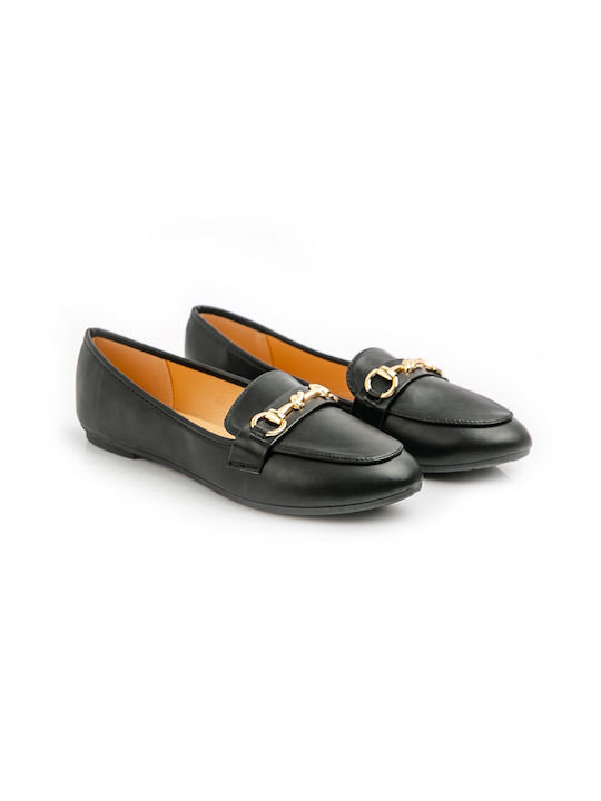 Malesa Damen Loafers in Schwarz Farbe