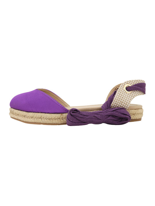 Esthissis Elsbe Women's Fabric Espadrilles Purple