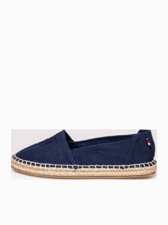 Women's Fabric Espadrilles Navy Blue