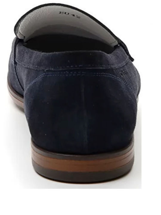 Suede Ανδρικά Loafers σε Μπλε Χρώμα