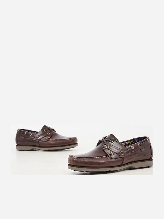 Leder Herren Mokassins in Braun Farbe