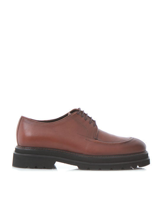 Vice Footwear Leder Herren Mokassins in Braun Farbe