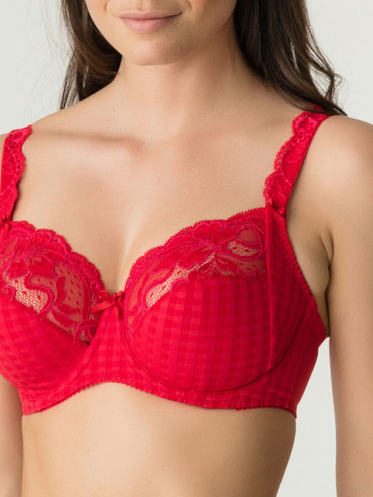 Primadonna Bra without Padding Red