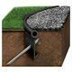 Primatera Plastic Garden Hedge in Black Colour 16x61cm