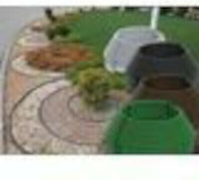 Primatera Bordură de Grădină din Plastic în Culoarea Verde 10cm x 10.0m
