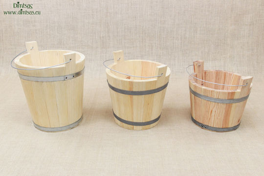 Decorative Bucket Garden Wooden DINS0023